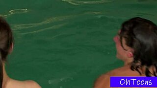 Pool Party Turns Wild with Lileika Zdenka Marushek Volo