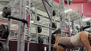 Bobbi Jo's Ebony Ass Pops Cherries in Workout