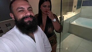 nicoly can't hold back, hot creampie in her anus