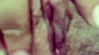 australian wife strokes horny pussy craving cum explosion