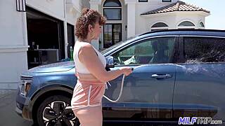 Milftrip Huge Titted Mature MILF Slams Neighbor's Monster Cock Doggy