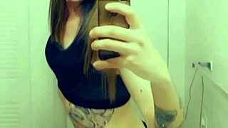 pretty shemale teases her throbbing little clitty