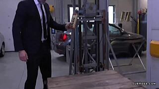 zhelia karima bends over for rough spanking anal domination with hair pulling spitting humiliation