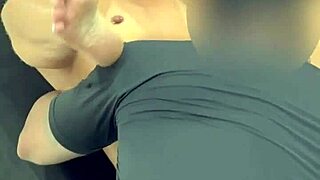 personal trainer's bbc pounds hotwife's juicy pussy in gym quickie