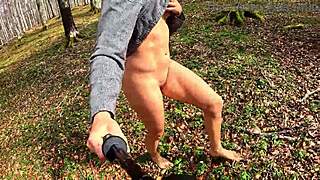 i walk naked and scared alone through the forest