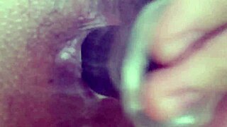 Intense Anal Dildo Training Stretches Tight Ass Wide
