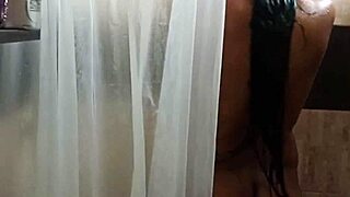 spying on my secret bathroom touch session