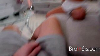 skinny teen sis rides my cock to drain blue balls