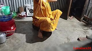 Local Indian Girlfriend Bent Over for Hard Anal!