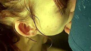 18-year-old stepsis milks huge cock while fingering shaved pussy