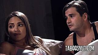 wanna see milf stepmom join stepson and roommate for wild threesome?