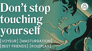 i catch you stroking while i cream my pussy pov