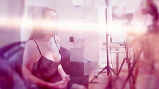 18-Year-Old Blonde Ellie Shou Railed Hard Swallows Huge Creampie Load in Lingerie