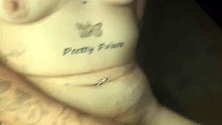 18-year-old stepsis milks huge cock while fingering shaved pussy