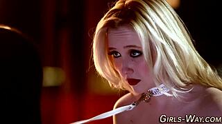 lesh and collar les lick small tits in stockings girl on girl