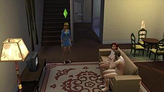 the sims dive into a wild group fuck frenzy with the wife