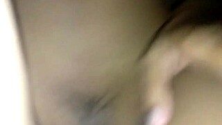 i pushed into the soft sticky shaved pussy of this tight creampie couple in garage