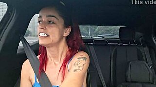 Driver Catches Passenger Jerking Cock In Backseat!