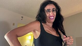 my naughty stepmom candice gave me quick bj cumshot