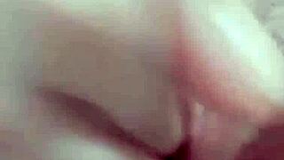 My curvy milf gently fingers her warm pussy for me