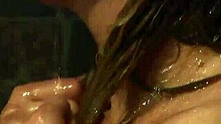 Vanessa Sky rides Ricky Johnson's huge black cock wildly as crazy cowgirl