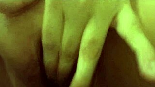 close-up homemade clit rub to wet orgasm
