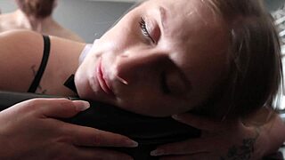 Slutty big tit milf maid takes raw kitchen pounding creampie follows