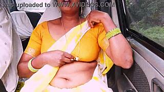 dirty indian maid car sex with telugu talks got you hard yet?!