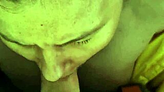 real russian couple's intense blowjob ends with cum on ass then shower wash!!