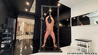 wanna see his balls get the best punishment ever?