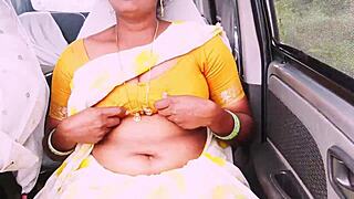 dirty indian maid car sex with telugu talks got you hard yet?!