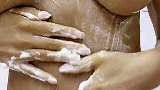 Monika Fox NAKED, Cream-Smearing Body and Butt Home!