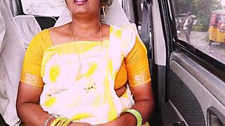 dirty indian maid car sex with telugu talks got you hard yet?!
