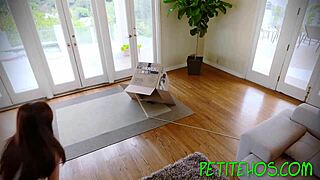 tiny asian teen sucks and rides two cocks in wild threesome