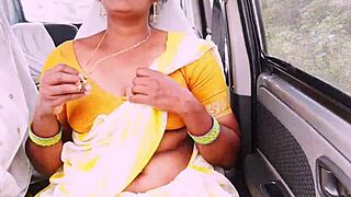 dirty indian maid car sex with telugu talks got you hard yet?!