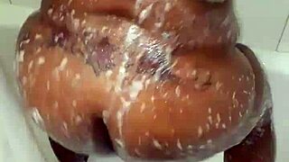 Juiceey Montana's massive ass and tits tease on webcam