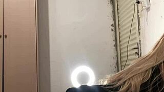 Stepdaughter's Tight Ass Fucked While Wife's Away