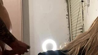 Stepdaughter's Tight Ass Fucked While Wife's Away