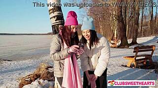 Juicy Pussy Lick And Orgasm On Girl Next Door's Shaved Lips At ClubSweethearts