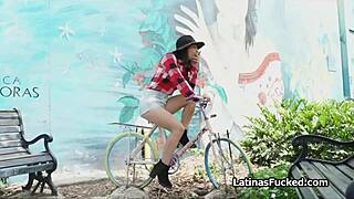 Round Ass Colombian Teen Beauty Sucks Hard Cock Deep