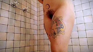 Giantess Shaves Pussy While You Watch Shower Closely