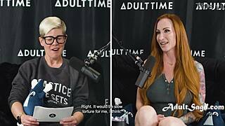 Raw Interview Turns Horny with Adorable Redhead Cougar Sophia Locke