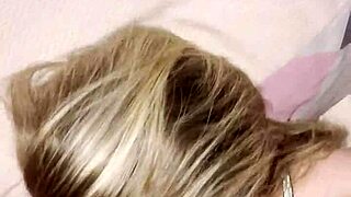 Narrative stepson sneaks into blonde milf bedroom early morning after husband leaves for deepthroat big cock fuck
