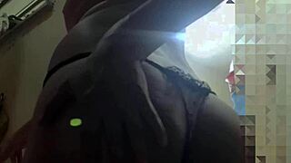 Hot sissy in panties shows off that huge cock body wanna see?
