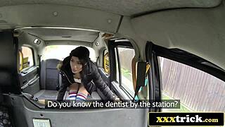young tourist eats smelly old geezer ass in british cab then fucked hard🤤