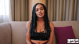 hey, watch this skinny brunette get bent over for rough bbc face fucking and doggystyle pounding by king noire
