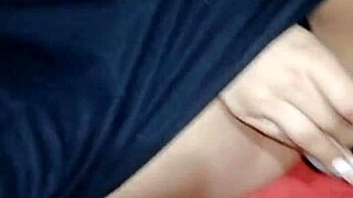 sexy schoolgirl shows ass and masturbates with dildo