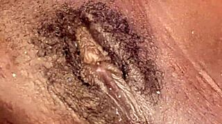fat black hairy pussy spreads tight closeup for beaver fetish lovers