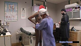 wanna see jewel get handcuffed and spanked backstage by dr tampa in florida? her shaved pussy takes the humiliation