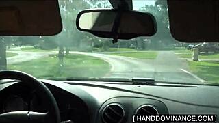 blondie strokes off her stepdad's huge cock